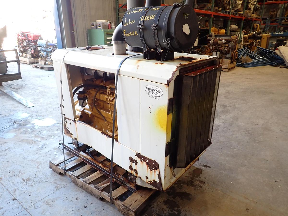 Used John Deere 6068TF150 Turbo Diesel Engine POWER UNIT!