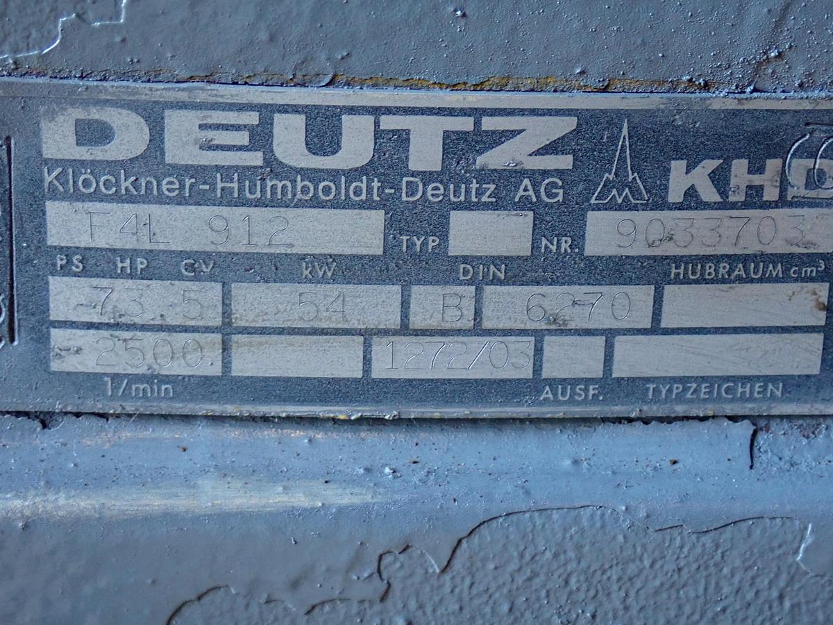 Refurbished DEUTZ F4L912 REBUILT Diesel Engine