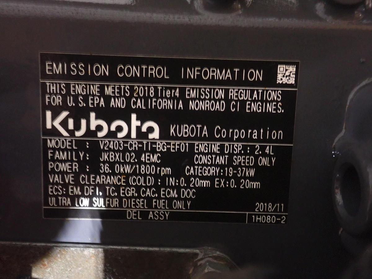 Used 2018 Kubota V2403-CR-TI-BG-EF01