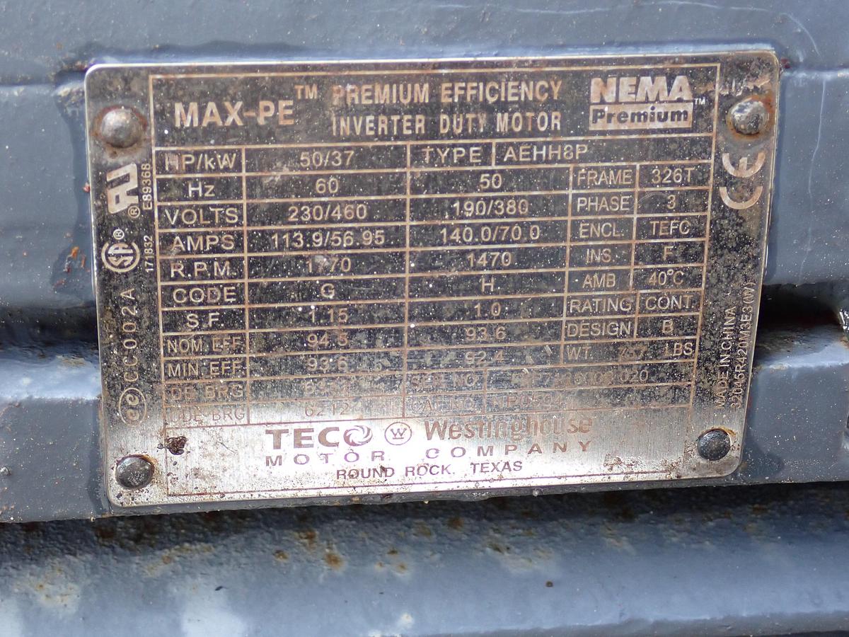 Used Gorman Rupp PA6C60-B 6" ELECTRIC Water Pump