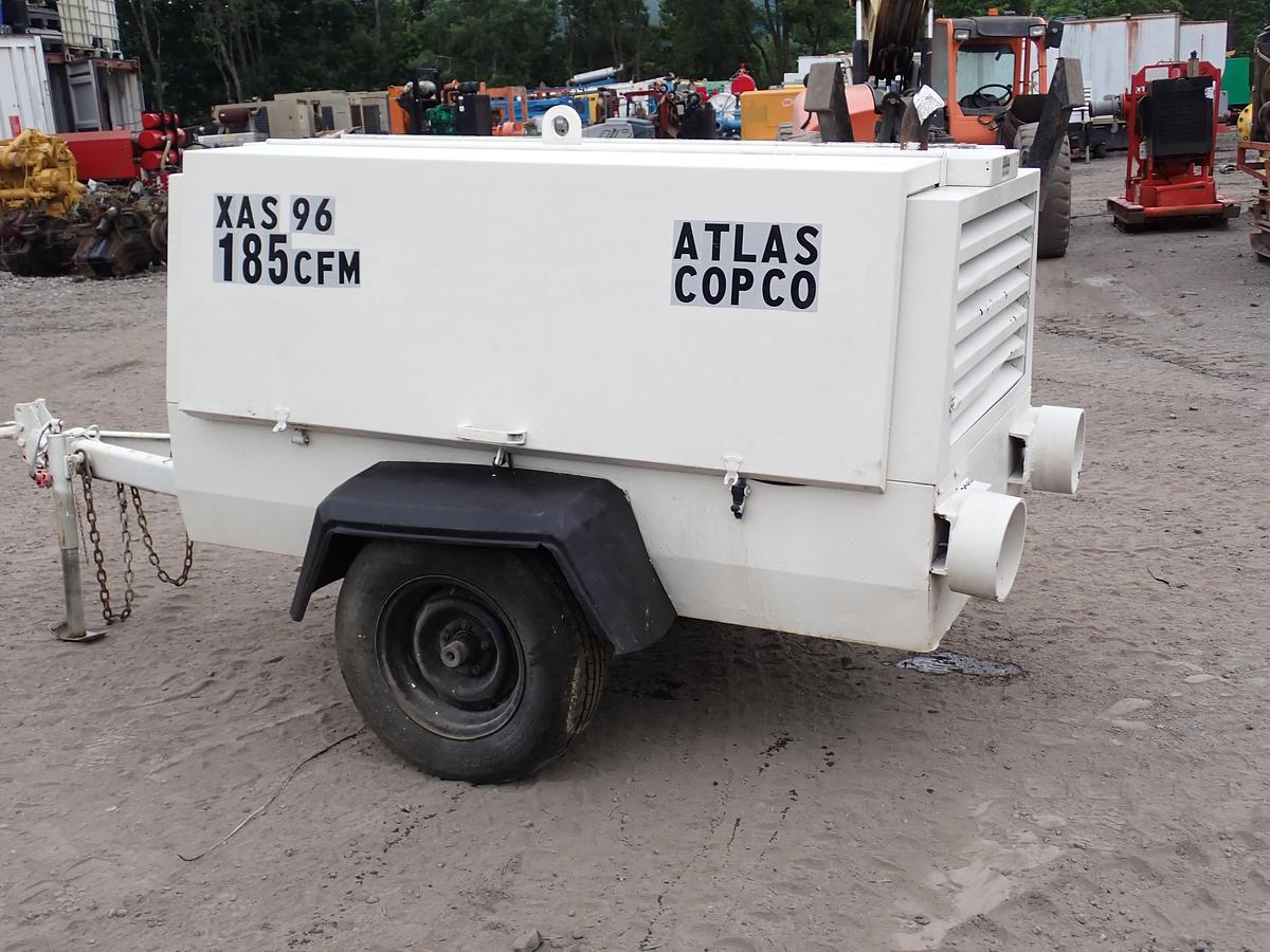 Used 2001 Atlas Copco XAS96 185 CFM Air Compressor