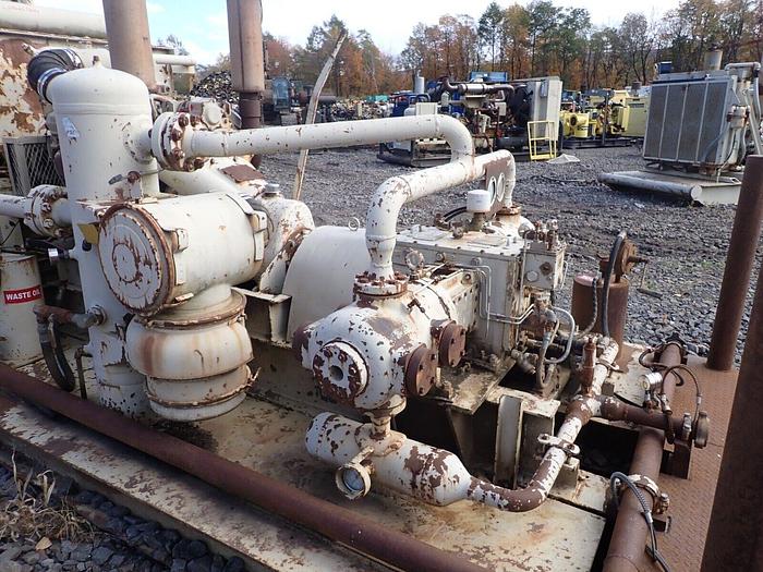 Used 1982 Ariel JG-2 Air Compressor Booster DETROIT Diesel 8V71 Skid Mounted JG2