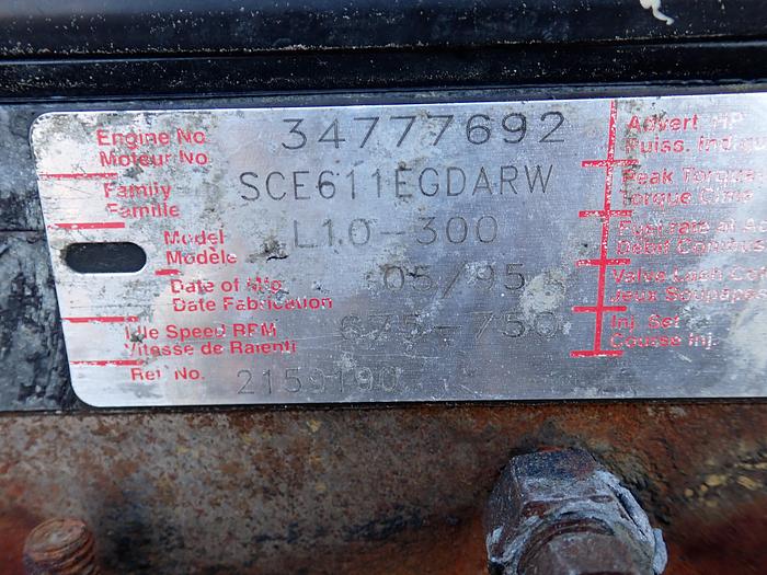 Used 1995 Cummins LTA10-300 Diesel Truck Engine DRY INTAKE  CPL 1866