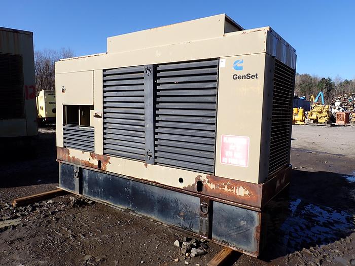 Used 1990 Cummins NT855-G6 250 KW Generator 1306 HOURS!