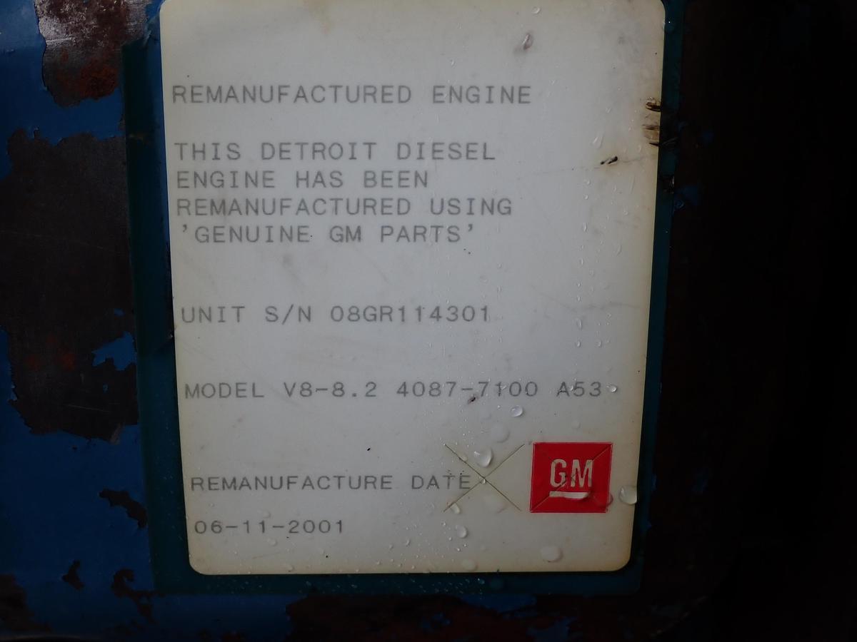 Used 2001 Detroit Diesel 8.2 Truck Engine