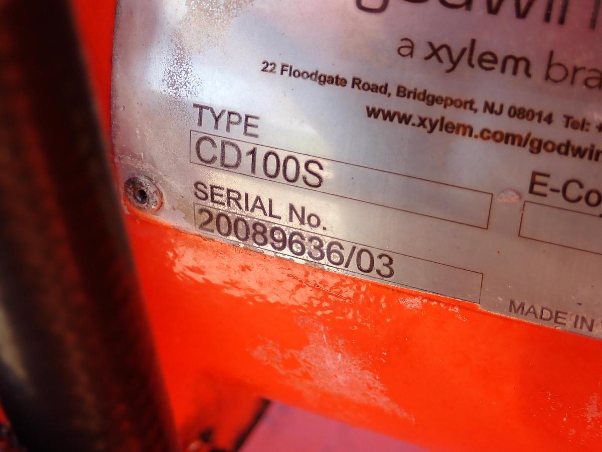 Used 2020 Godwin CD100S 4" Water Pump