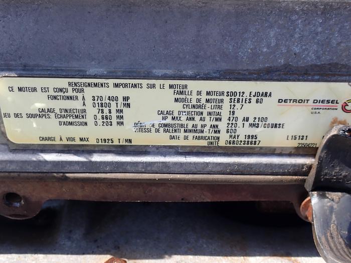 Used 1995 Detroit Diesel 12.7 Series 60 DDEC 3 Truck Engine