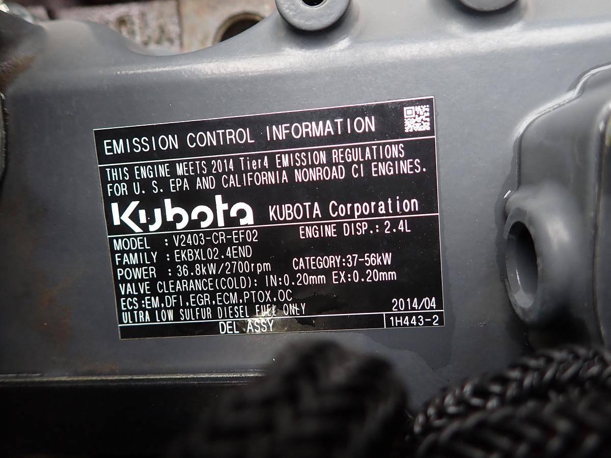 Used 2014 Kubota V2403-CR-EF02 Diesel Engine
