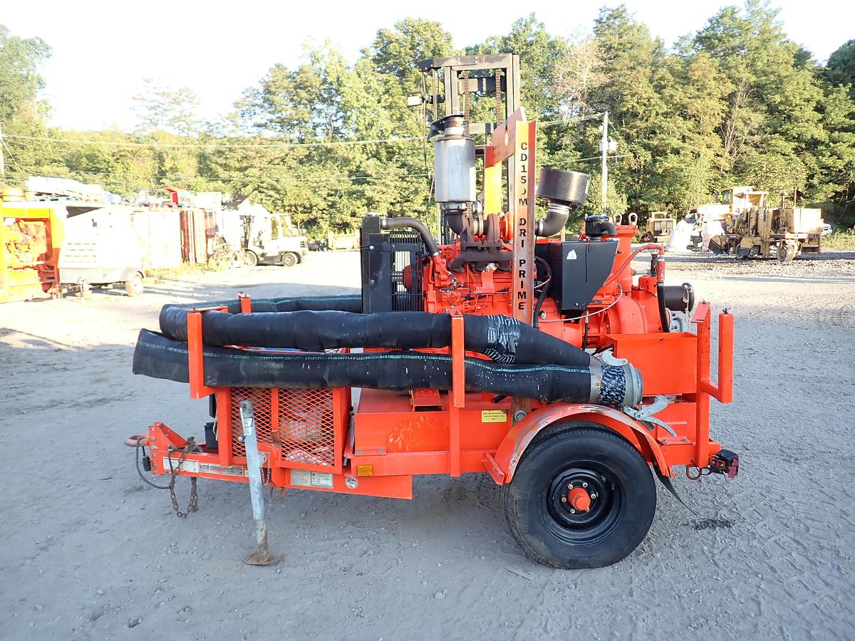 Used 2017 Godwin CD150M 6" Water Pump JOHN DEERE DIESEL