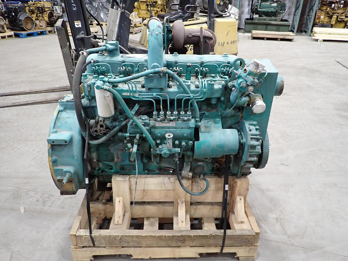 Used Komatsu S6D105-1 Turbo Diesel Engine LOW HOURS! Onan 0665T