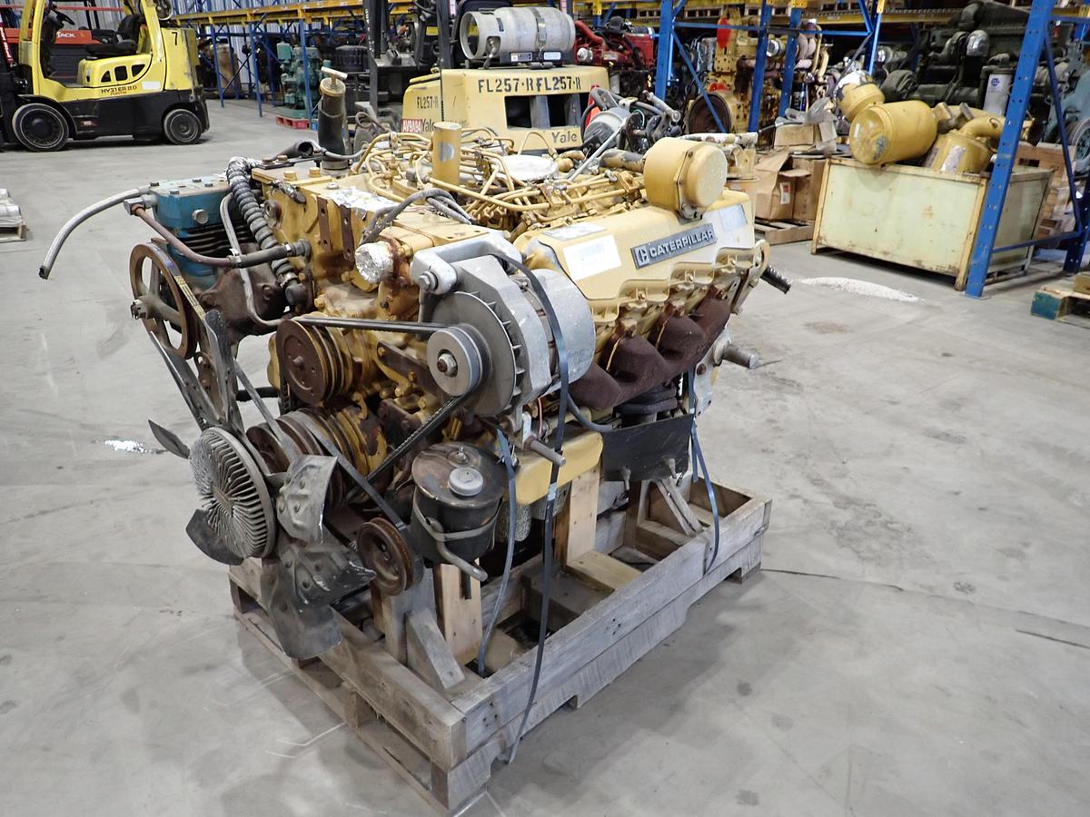 Used 1986 CAT 3208 Diesel Engine 16K MILES! AR # 7C-1553