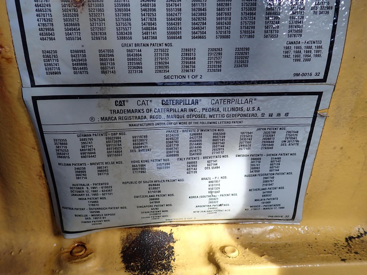 Used 2004 Sullair DE18 1550 CFM Oil Free Air Compressor CAT C16 5281 HRS