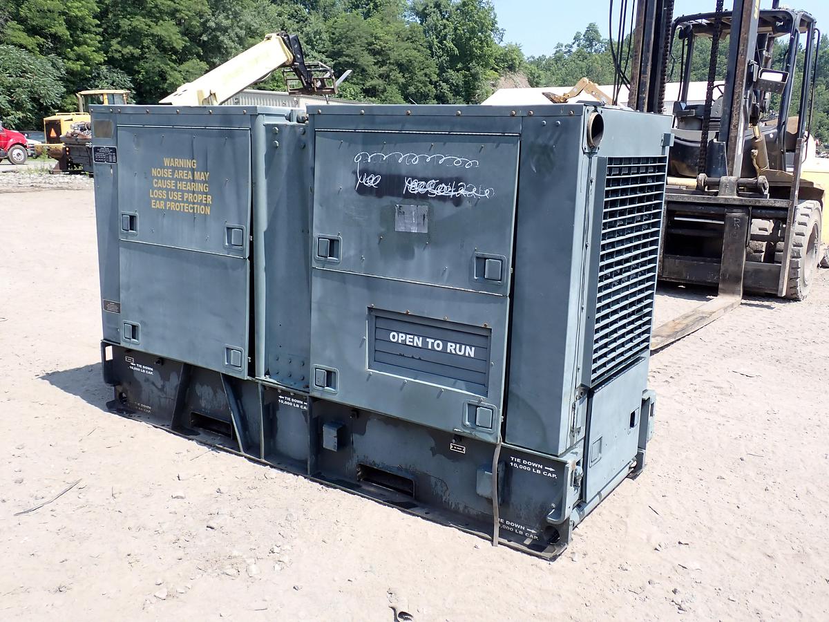 Used 1990 Libby MEP007B 100 KW Diesel Generator GOV'T SURPLUS