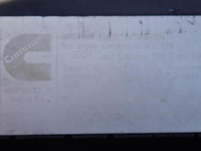 Used 2004 Cummins QSX15 500 Diesel Engine Takeout CPL 2825