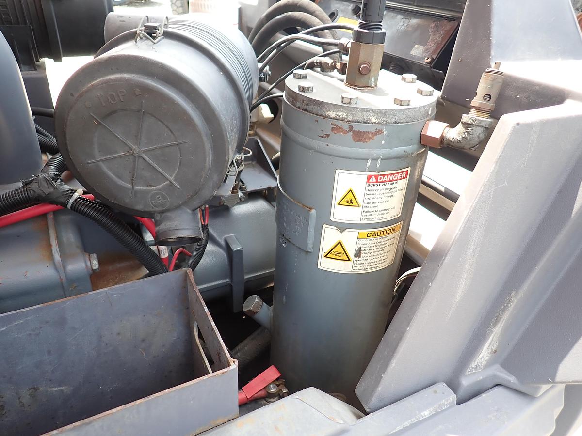 Used 2012 Atlas Copco XAS185JD7 185 CFM Air Compressor