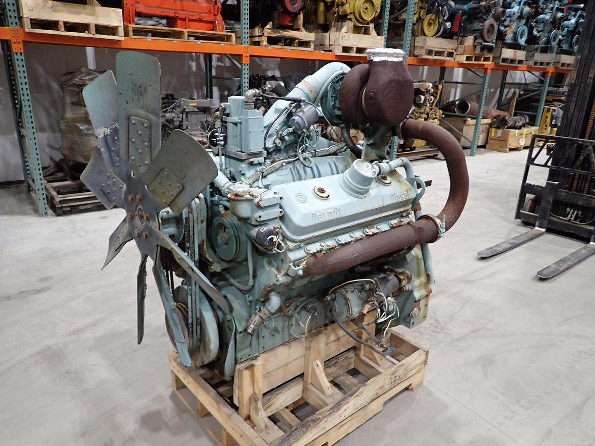 Used Detroit Diesel 8V92TA Engine 441 HOURS 8083-7305