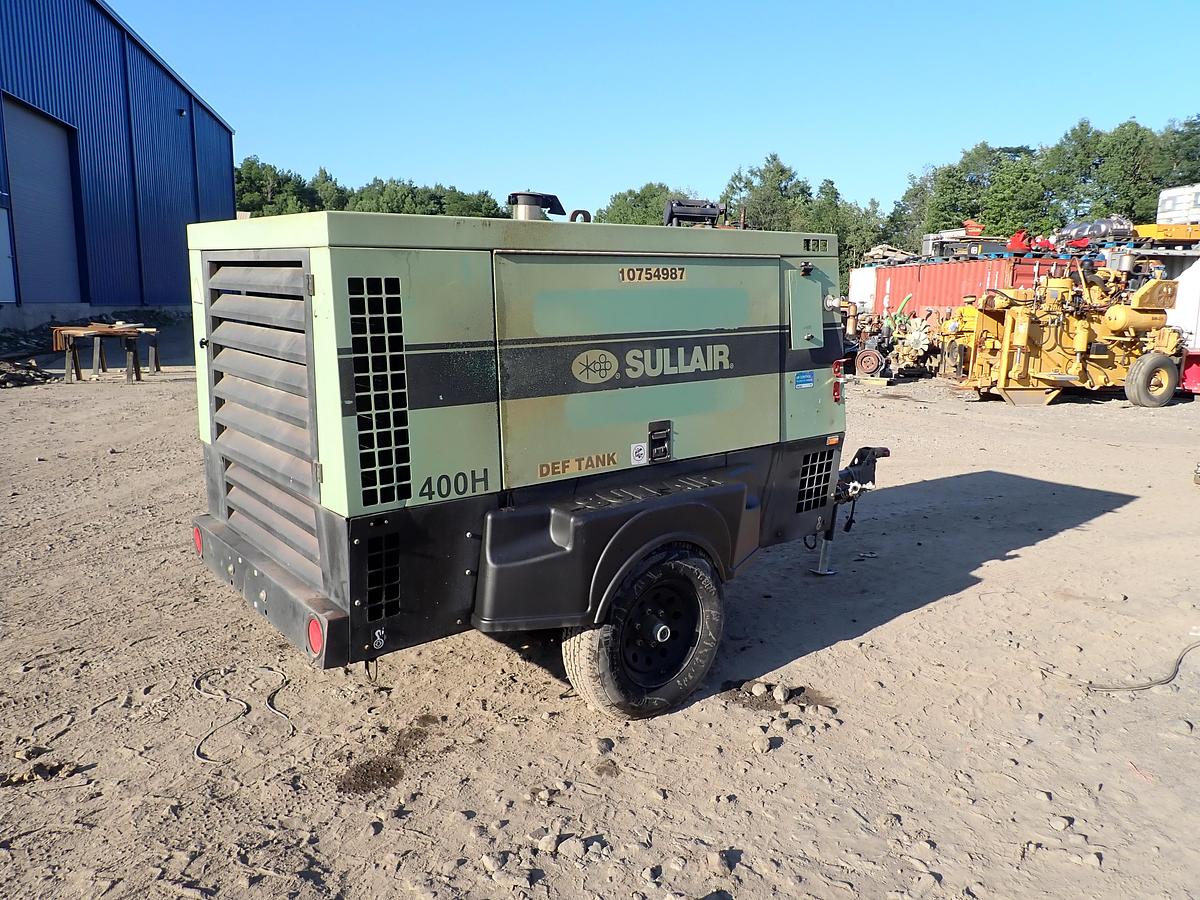 Used 2018 Sullair 400EH DPQ 400 CFM Air Compressor