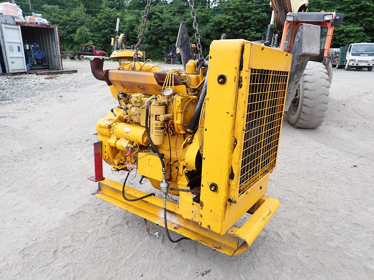 Used CAT 3304 PC Turbo Diesel Engine Power Unit 1418 HOURS