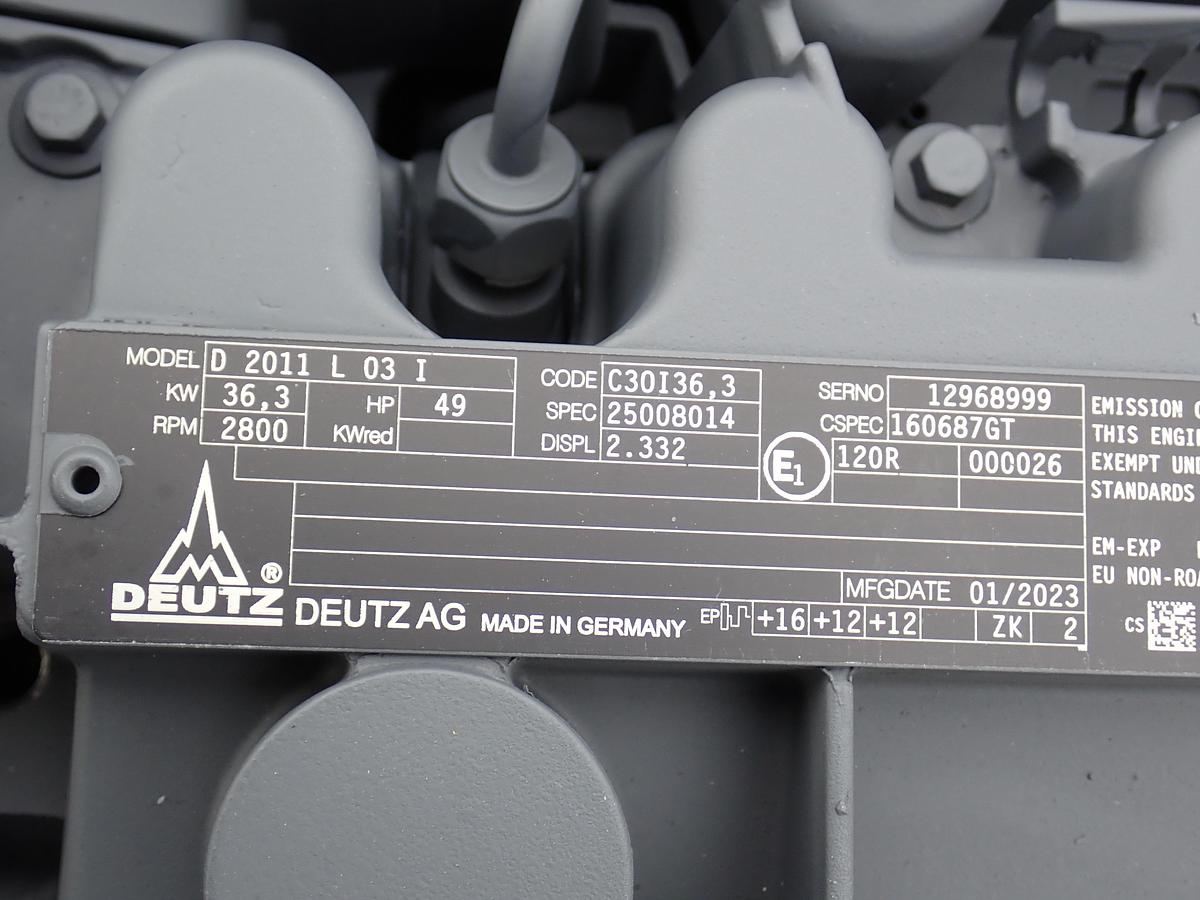 Deutz D2011 L03I Diesel Engine FACTORY NEW!