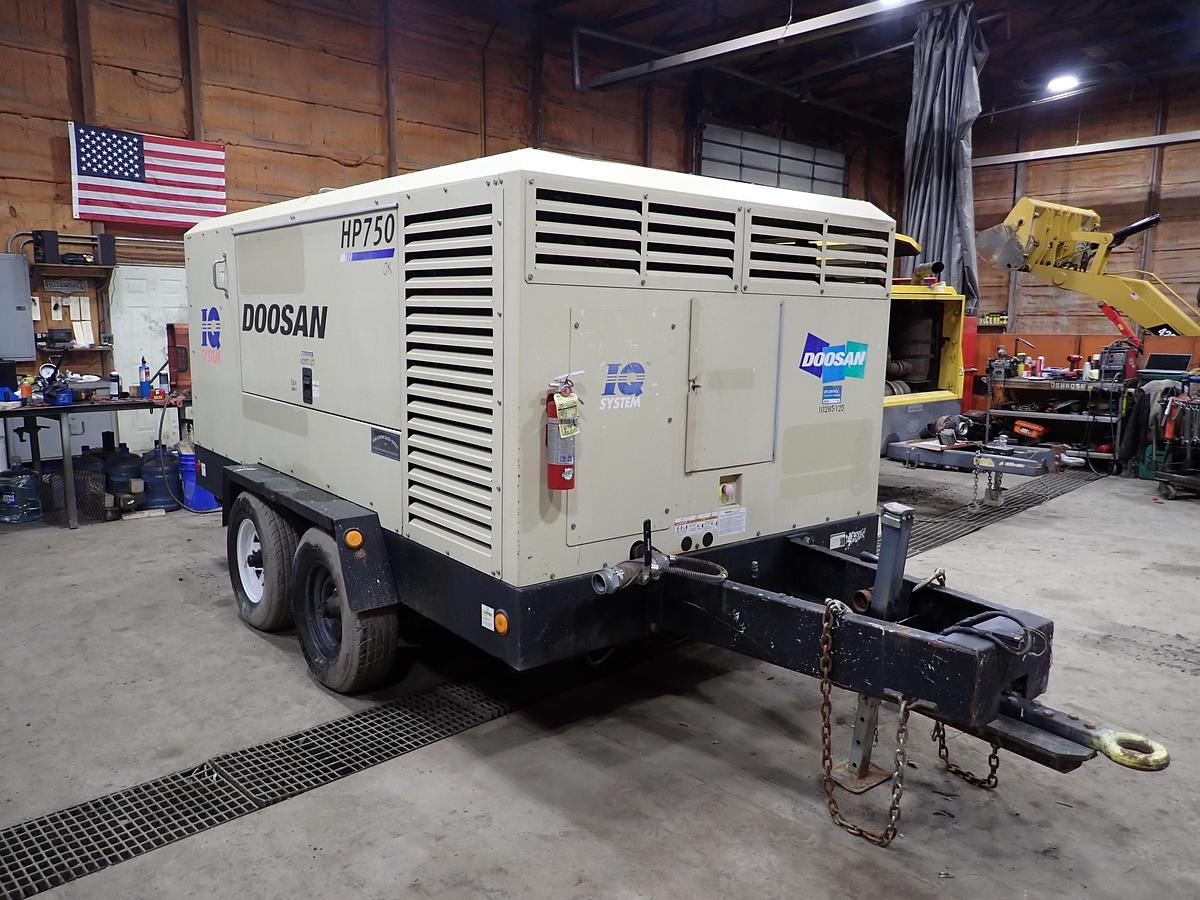 Used 2014 Doosan HP750WCU IQ 750 CFM Air Compressor