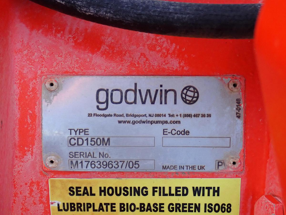 Used 2017 Godwin CD150M 6" Water Pump JOHN DEERE DIESEL