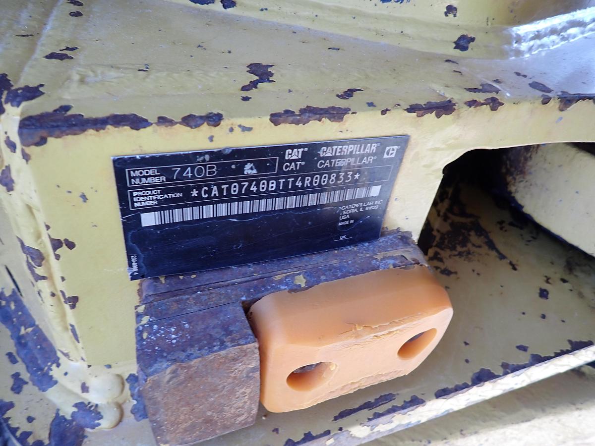 Used 2012 CAT 740B Articulated Haul Truck w/ TAILGATE