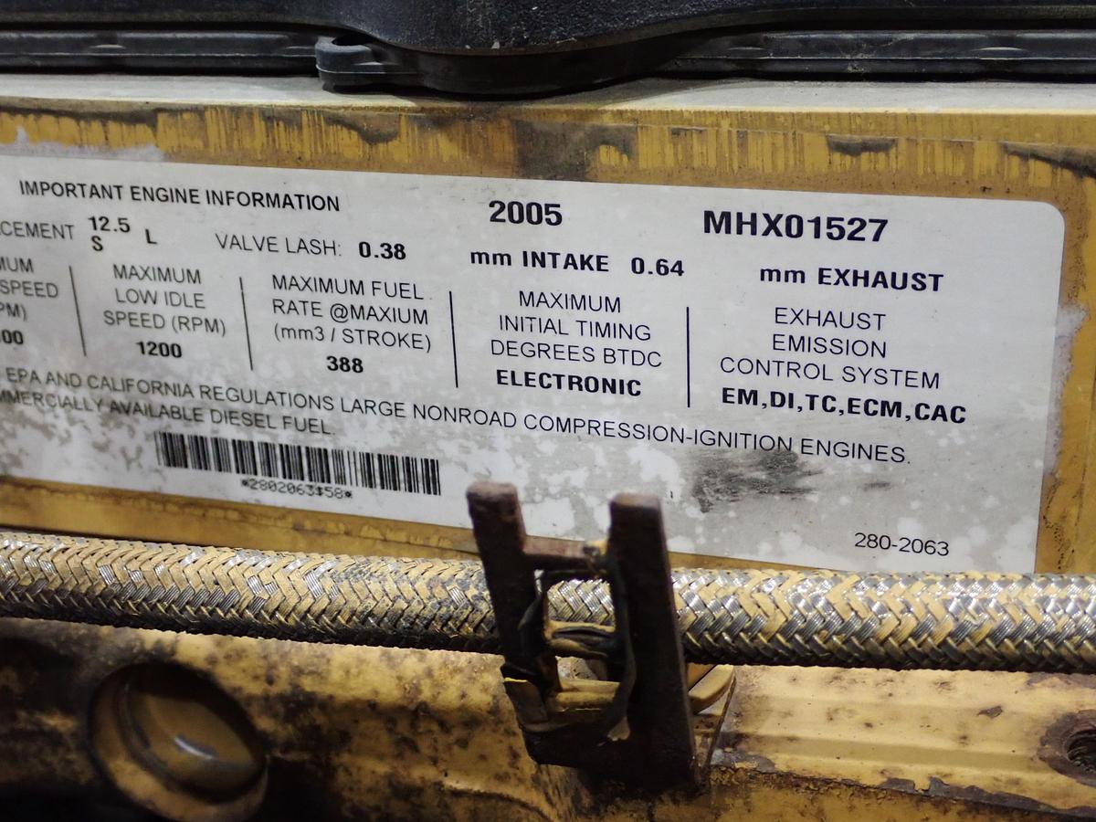Used 2005 CAT C13 Turbo Diesel Engine 345CL Excavator LOW HOURS