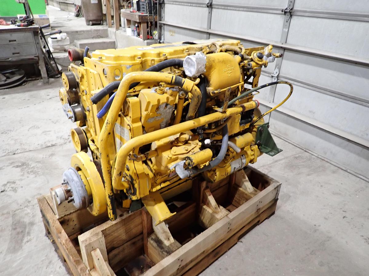 Used 2008 CAT C7 Diesel Engine GOV'T SURPLUS 330 HP