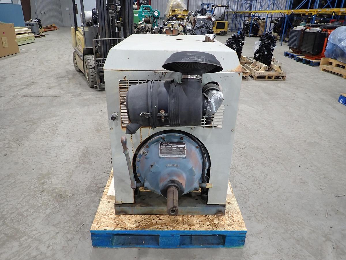 Used Perkins T4.236 Diesel Engine POWER UNIT w/ PTO CLUTCH