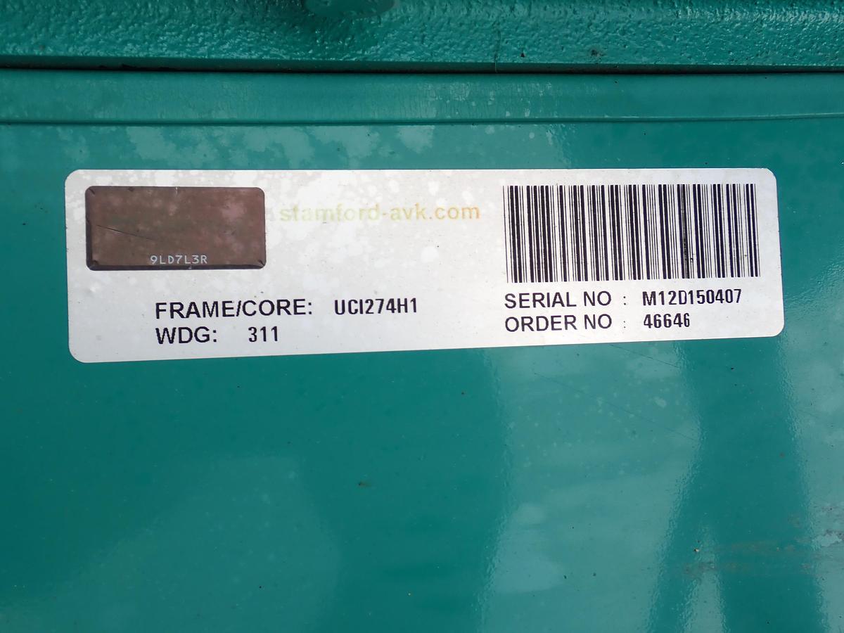 2012 Cummins DSHAB 175 KW Generator UNUSED!