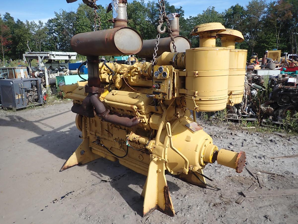 Used Detroit Diesel 16V71 Engine w/ PTO Clutch 7163-7000