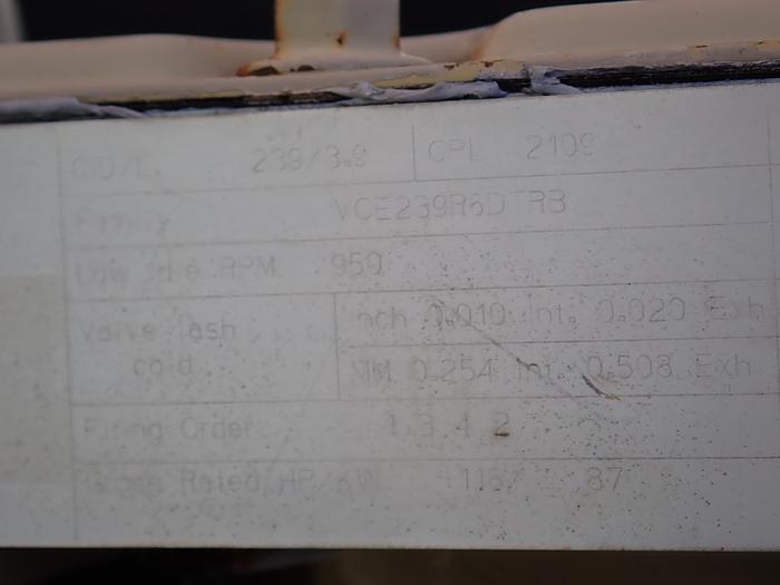 Used 1997 Cummins B3.9 C116 Power Unit 341 HOURS! 4BTA 3.9