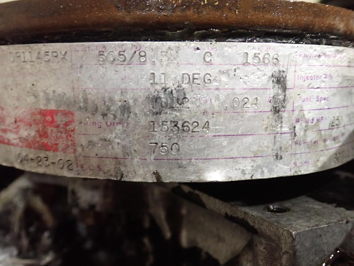 Used 2002 Cummins 6CTA 8.3 Diesel Truck Engine CPL 1566