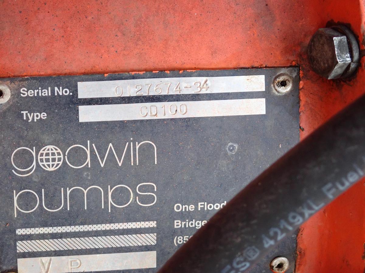 Used 2001 Godwin CD100M 4" Critical Silenced Water Pump
