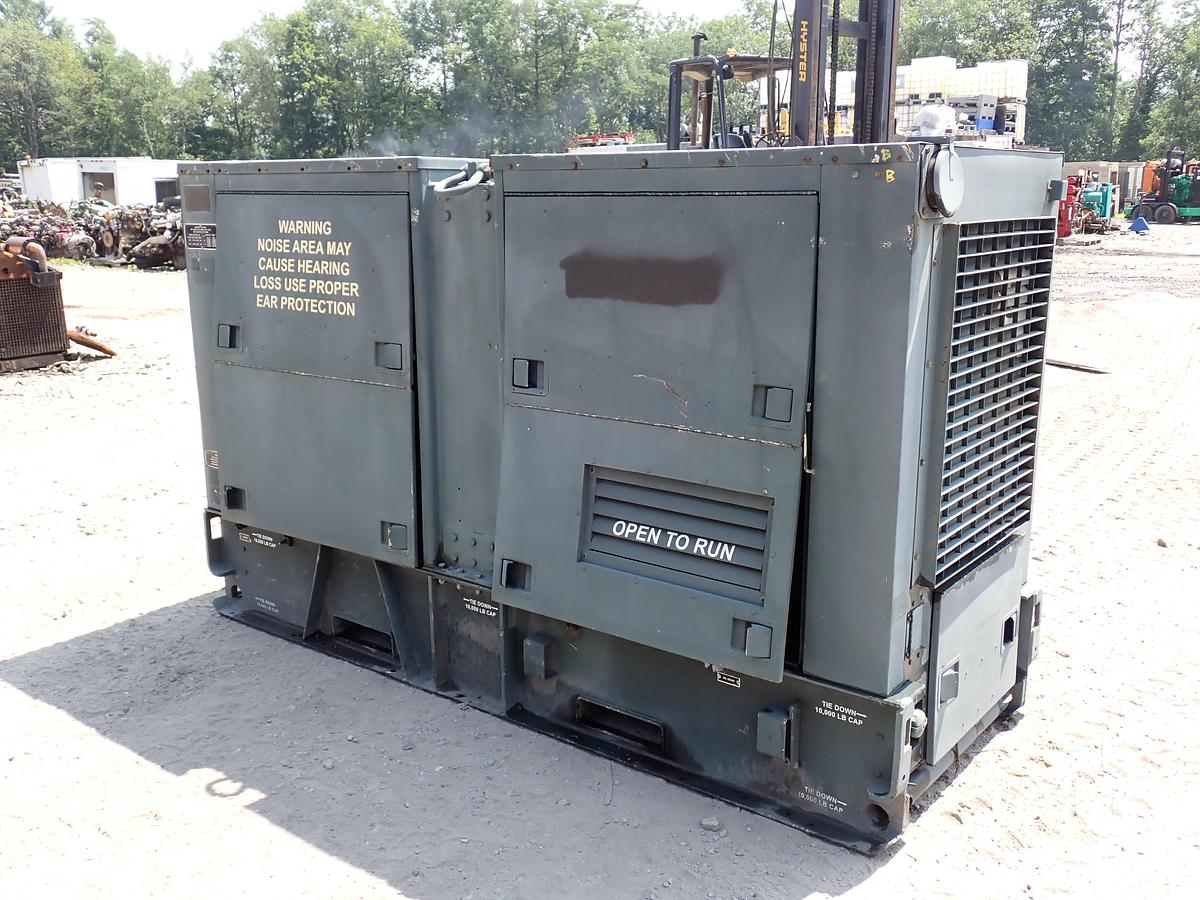 Used 1990 Libby MEP007B 100 KW Diesel Generator GOV'T SURPLUS