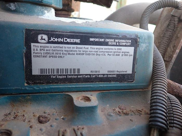 Used 2002 John Deere 4045DF150 Diesel Engine LOW HOURS! VIDEO! 4045 4.5