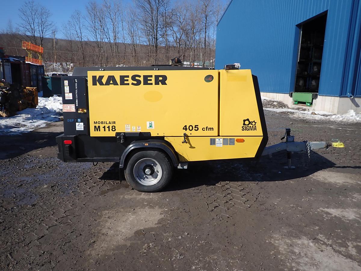 Used 2022 Kaeser M118 Mobilair 405 CFM Air Compressor