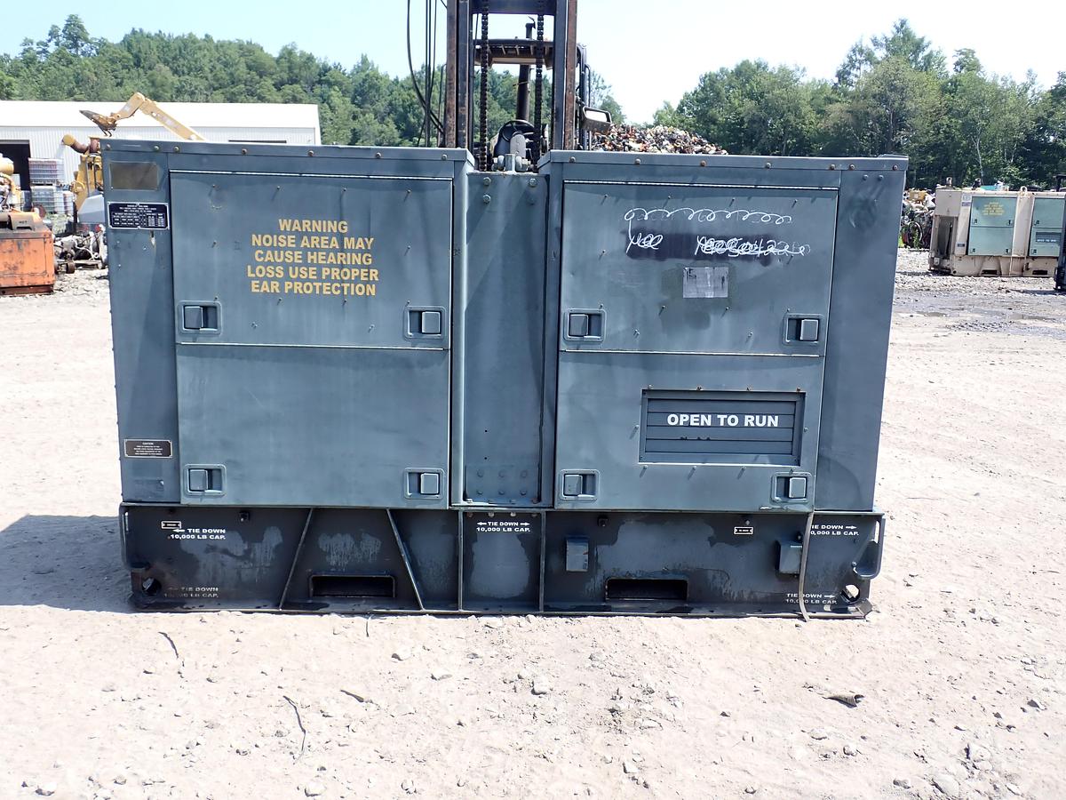 Used 1990 Libby MEP007B 100 KW Diesel Generator GOV'T SURPLUS