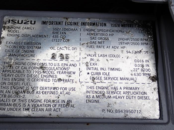 Used 1995 Isuzu 6HE1-XN