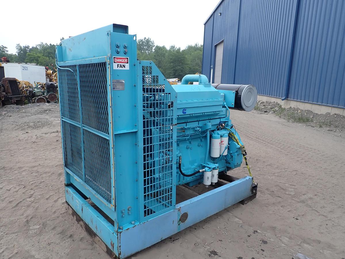 Used 1992 Cummins KTA19-G3 Diesel Engine POWER UNIT 284 HOURS!