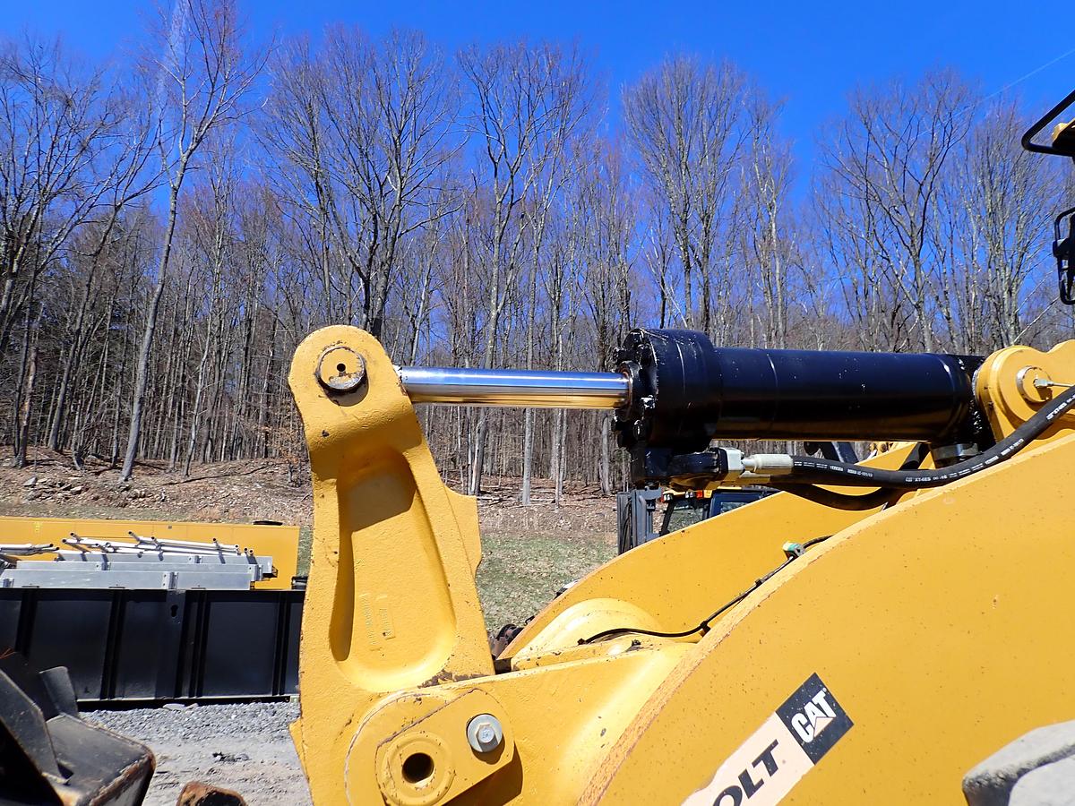 Used 2019 CAT 966M Wheel Loader Q/C & FORKS