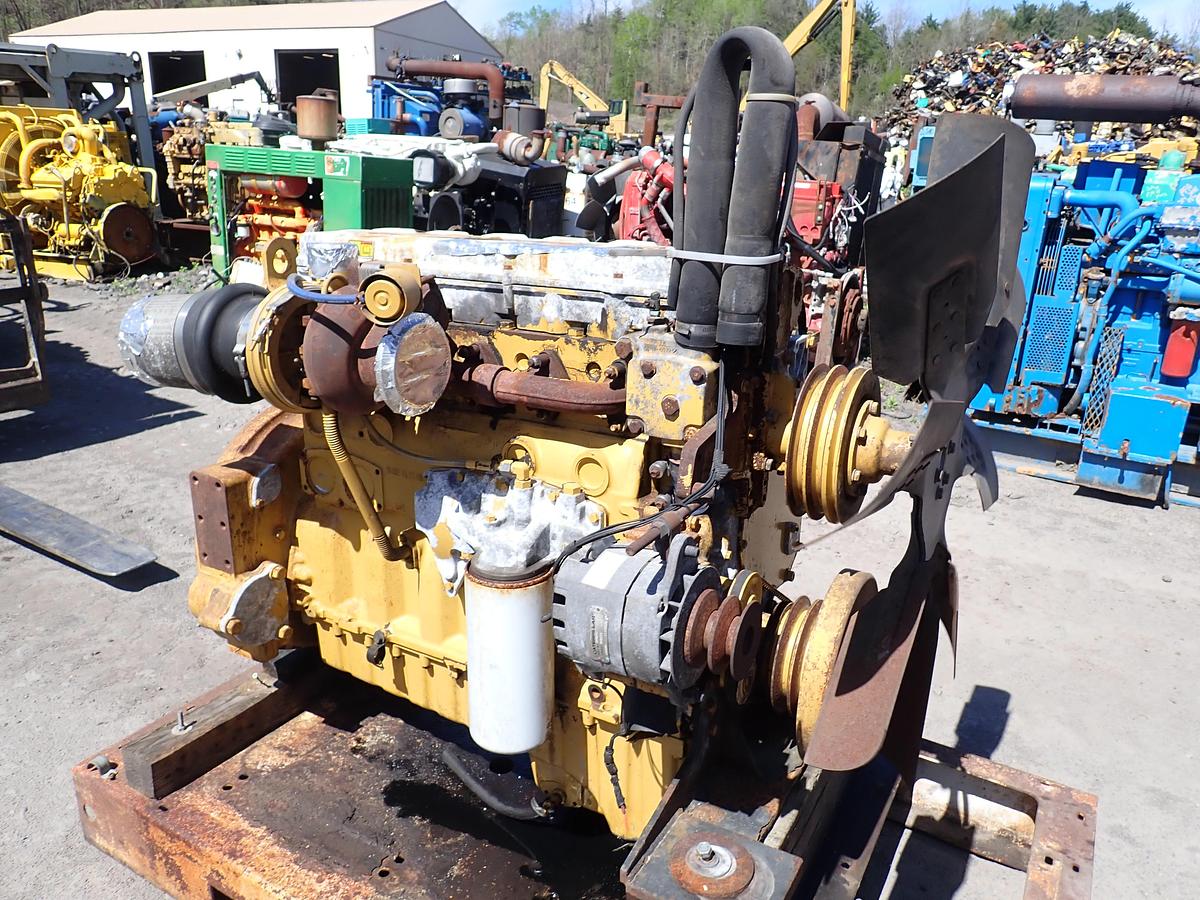 Used 2004 CAT C9 Industrial Diesel Engine AR 202-0333 300 HP 3669 HRS