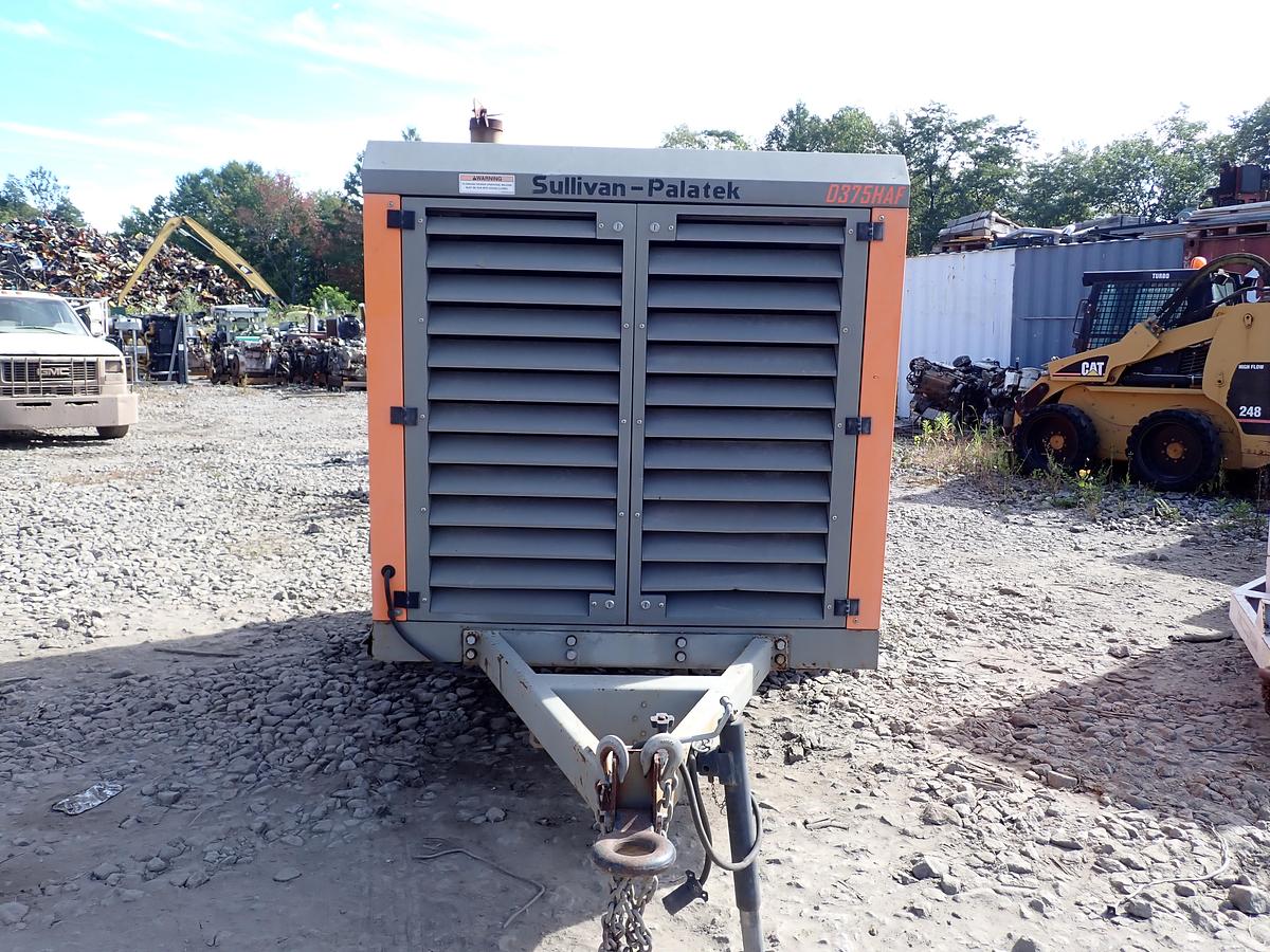 Used 2019 Sullivan Palatek D375PHJD4AF 375 CFM Air Compressor