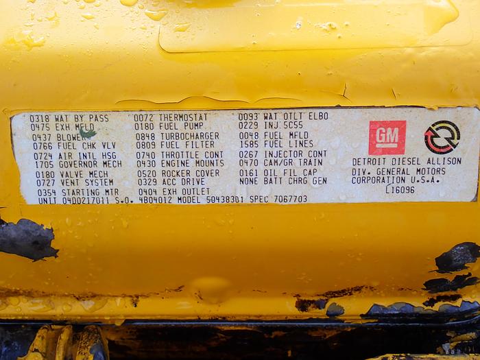Used Detroit Diesel 4-53T Silver Engine