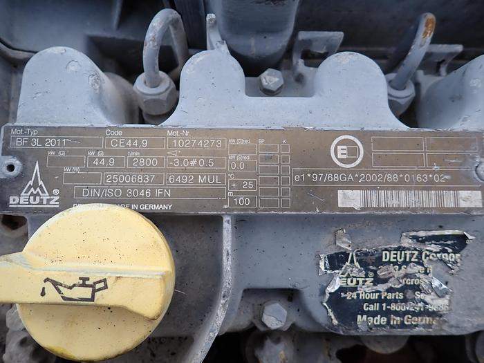 Used Deutz BF3L2011 Turbo Diesel Engine