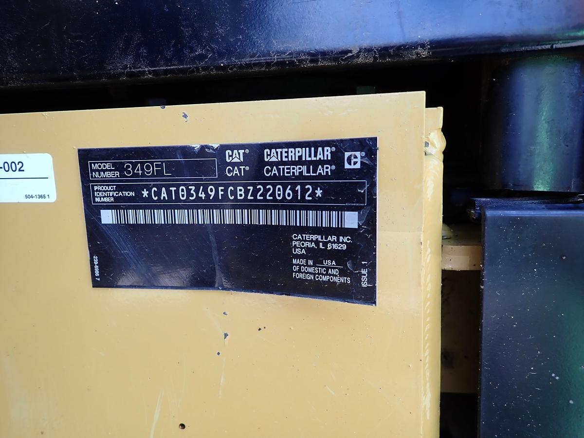 Used 2019 CAT 349FL Hydraulic Excavator 