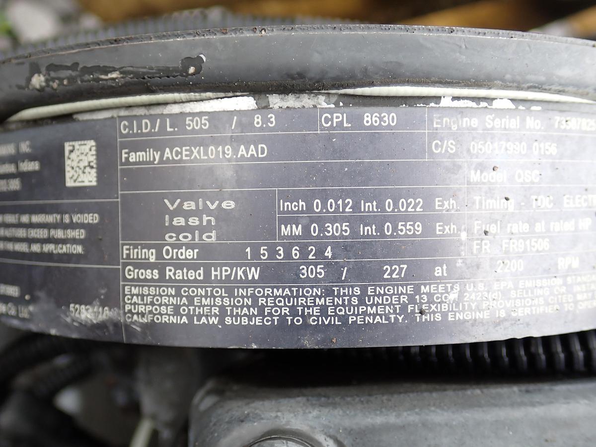 Used 2013 Cummins QSC 8.3