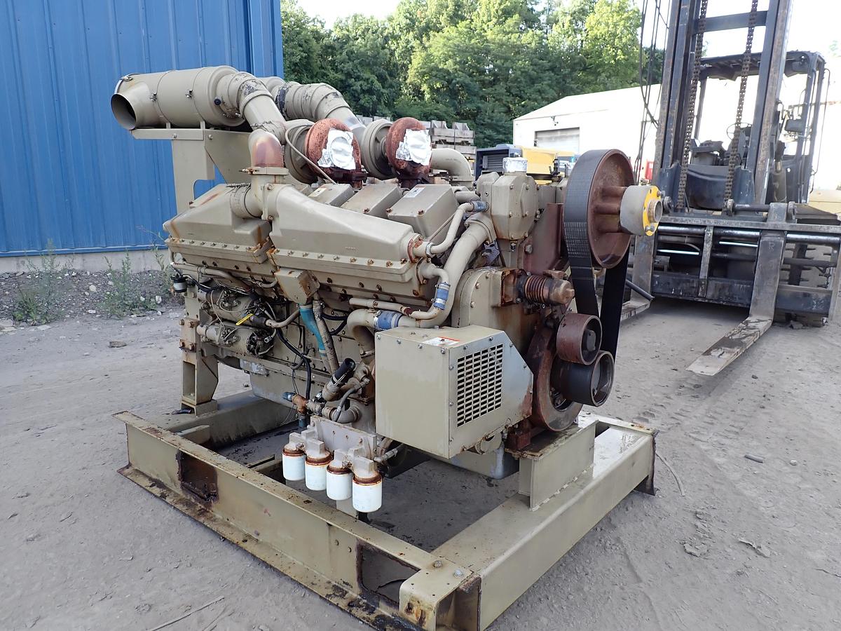 Used 1989 Cummins KTA38-G3 Diesel Engine LOW HOURS