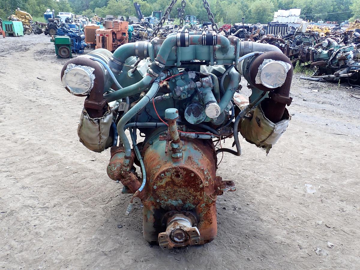 Used Detroit Diesel 8V71TA MARINE Engine 7082-7300 LEFT HAND ROTATION