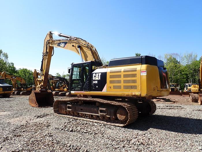 Used 2013 CAT 349EL Hydraulic Excavator Q/C & HAMMER LINES